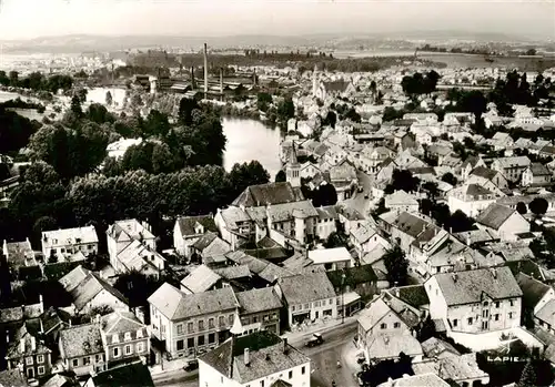 AK / Ansichtskarte  Audincourt Centre ville vue aérienne Audincourt