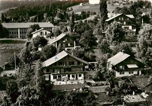 AK / Ansichtskarte  Oberhofen_Thunersee Pension Erni Oberhofen Thunersee