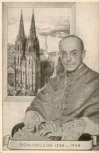 AK / Ansichtskarte  Koeln__Rhein Koelner Dom Domjubilaeum 1248 - 1948 Bischof 