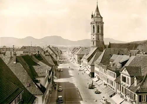 AK / Ansichtskarte  Balingen Friedrichstrasse mit Lochenstein Schafberg und Plettenberg Balingen