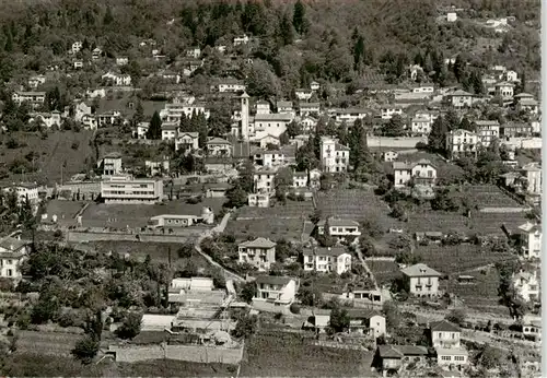 AK / Ansichtskarte  Trinita_Locarno_Lago_Maggiore_TI Fliegeraufnahme 
