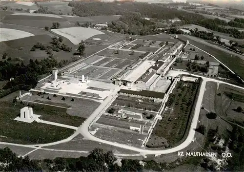 AK / Ansichtskarte  Mauthausen_Oberoesterreich_AT Fliegeraufnahme 