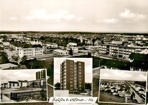 AK / Ansichtskarte  Hausen_Offenbach Panorama Siedlungen Hochhaus Hausen Offenbach