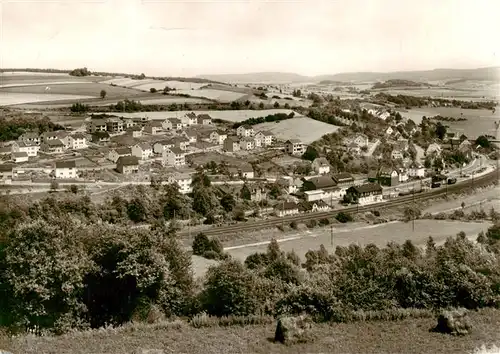 AK / Ansichtskarte  Burghaun Fliegeraufnahme Burghaun