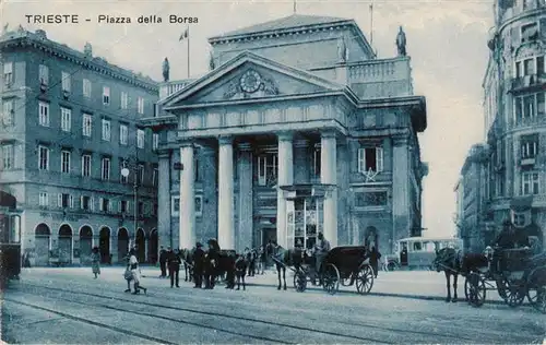 AK / Ansichtskarte  Trieste_Triest_IT Piazza della Borsa 