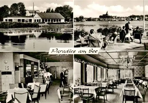 AK / Ansichtskarte  Moelln__Lauenburg Paradies am See Gastraeume Terrasse 