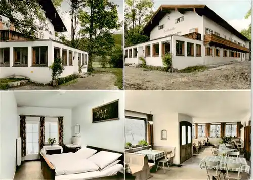 AK / Ansichtskarte  Ried_Kochel_See Gasthaus Pension Zur Waldschenke Gaststube Gaestezimmer Ried_Kochel_See