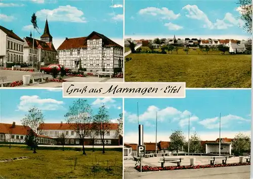 AK / Ansichtskarte  Marmagen Fachwerkhaus Panorama Schule Konzertplatz Marmagen