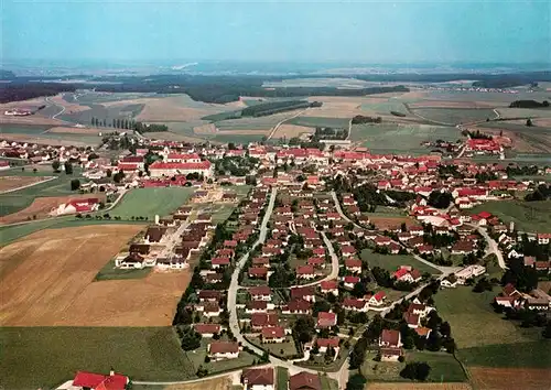 AK / Ansichtskarte  Rohr_Niederbayern Fliegeraufnahme mit Benediktiner Abtei und Asamkirche Rohr Niederbayern