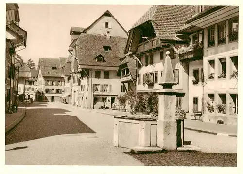 AK / Ansichtskarte  Zofingen_AG Gerbergasse Brunnen 