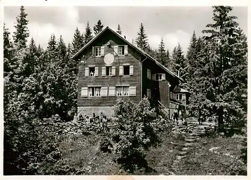 AK / Ansichtskarte  Amden_SG Naturfreundehaus Tscherwald Amden_SG