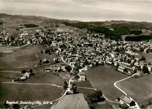 AK / Ansichtskarte  Lindenberg_Allgaeu Panorama Bergstadt Lindenberg Allgaeu