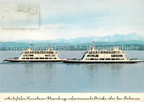 AK / Ansichtskarte  Dampfer_Binnenschifffahrt Thurgau Fritz Arnold Konstanz Meersburg 