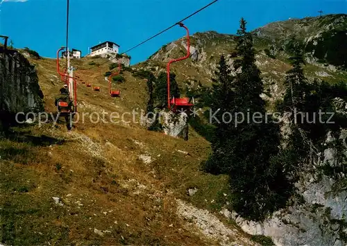 AK / Ansichtskarte  Sessellift_Chairlift_Telesiege Rosskopf Kramsachter 