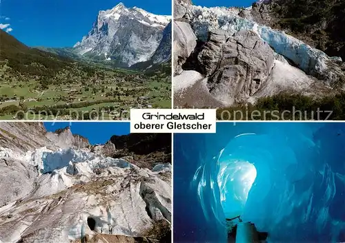 AK / Ansichtskarte 73890612 Gletscher Grindelwald Wetterhorn Eisgrotte 