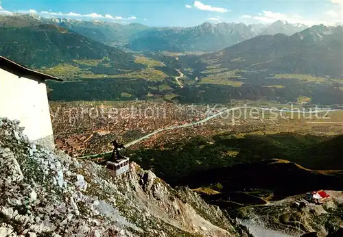 AK / Ansichtskarte 73890626 Seilbahn_Cable-Car_Telepherique Innsbruck 