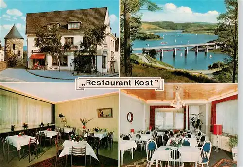 AK / Ansichtskarte 73890675 Attendorn Restaurant Kost Gastraeume Panorama Attendorn