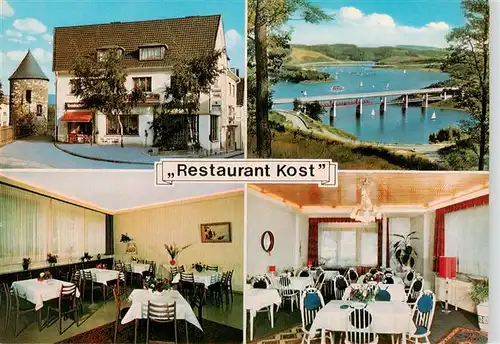 AK / Ansichtskarte  Attendorn Restaurant Kost Gastraeume Panorama Attendorn