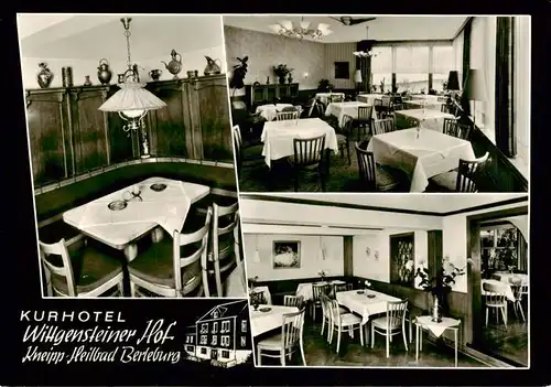 AK / Ansichtskarte  Berleburg_Bad Kurhotel Wittgensteiner Hof Gastraeume Berleburg_Bad