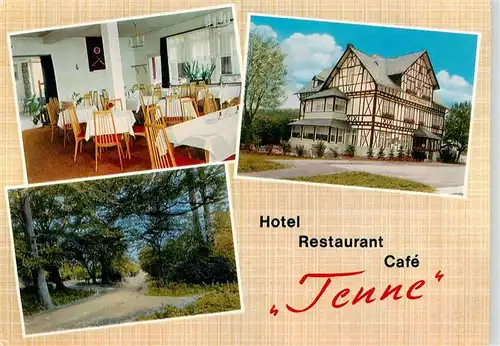 AK / Ansichtskarte  Tenne_Steinfischbach Hotel Restaurant Cafe Tenne Gaststube Waldpartie 