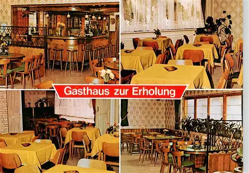 AK / Ansichtskarte  Wirbelau Gasthaus zur Erholung Gaststraeume Bar Wirbelau