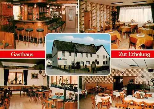 AK / Ansichtskarte  Wirbelau Gasthaus Zur Erholung Gastraeume Bar Wirbelau