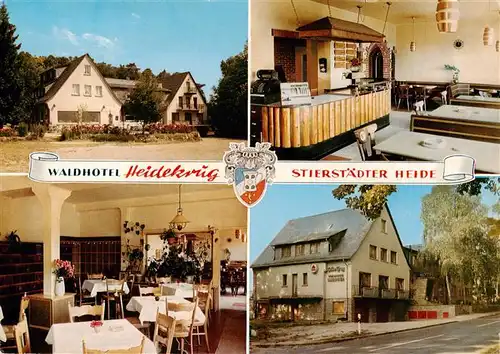 AK / Ansichtskarte  Stierstadt_Taunus Waldhotel Heidekrug Stierstaedter Heide Gastraeume Stierstadt_Taunus