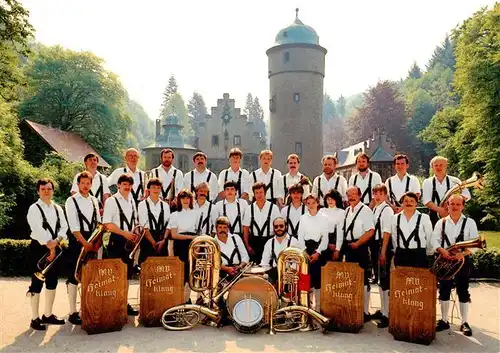 AK / Ansichtskarte  Mespelbrunn Musikverein Heimatklang Mespelbrunn