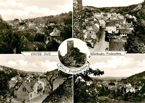 AK / Ansichtskarte 73890763 Frauenstein__Wiesbaden Burg Frauenstein Panorama 