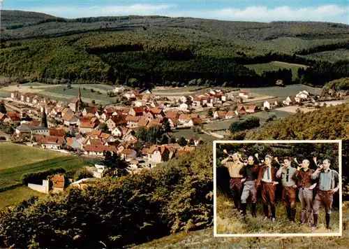 AK / Ansichtskarte 73890768 Oberwiesen Gasthof Daxheimer Panorama Jagdhornblaeser Oberwiesen