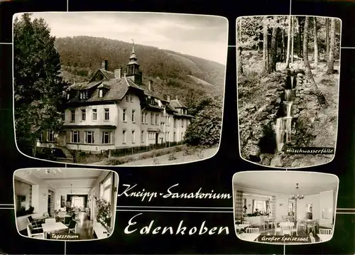 AK / Ansichtskarte  Edenkoben Kneipp Sanatorium Tagesraum Hischwasserfaelle Gr Speisesaal Edenkoben