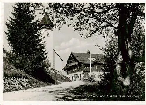 AK / Ansichtskarte  Fidaz_GR Kirche und Kurhaus Fidaz_GR