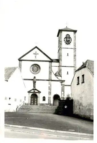 AK / Ansichtskarte  Losheim_Saar_See Kirche 