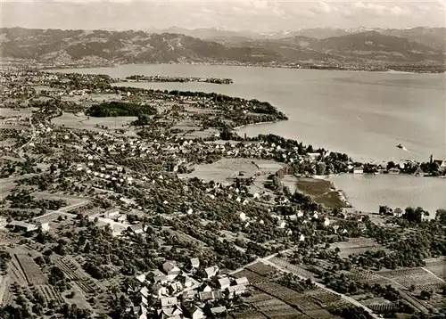 AK / Ansichtskarte  Wasserburg_Bodensee Fliegeraufnahme Wasserburg Bodensee