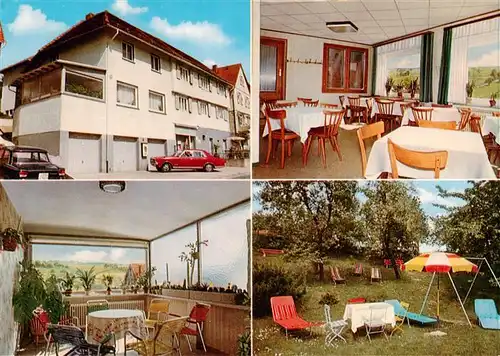 AK / Ansichtskarte  Breitenbrunn_Odenwald Fremdenpension Maria Rummel Gastraeume Park Breitenbrunn Odenwald