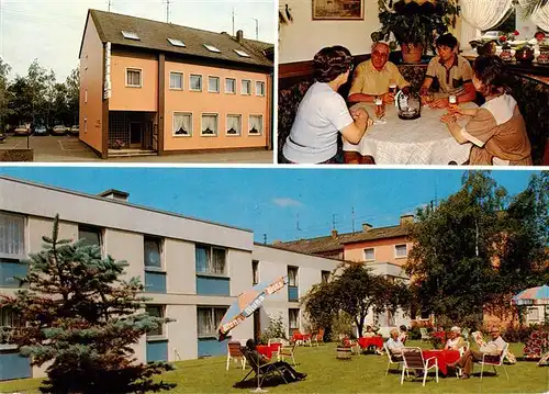 AK / Ansichtskarte 73890821 Konz_Conz Parkhotel Restaurant Wahlen Gaststube Liegewiese 