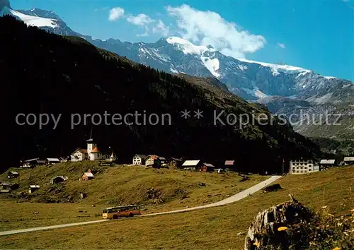 AK / Ansichtskarte  Postbus_Omnibus Urnerboden am Klausenpass Schweiz  