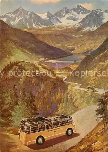 AK / Ansichtskarte  Postbus_Omnibus CVW Silvretta Hochalpenstrasse  