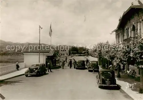 AK / Ansichtskarte  Zoll_Grenze_Douane_Border Hendaye  