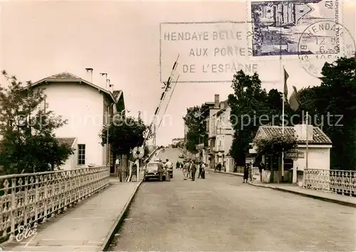 AK / Ansichtskarte  Zoll_Grenze_Douane_Border Elce Nr.10575 Hendaye 