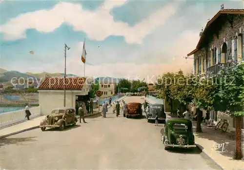 AK / Ansichtskarte  Zoll_Grenze_Douane_Border Hendaye 