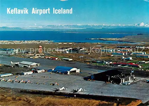 AK / Ansichtskarte  Flughafen_Airport_Aeroporto Keflavik Airport Iceland Flughafen_Airport