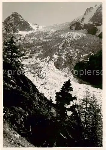 AK / Ansichtskarte  Gletscher Trient et Pointe dÓrny 