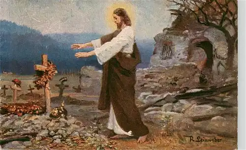 AK / Ansichtskarte  Jesus R.Steinweber  Grab 