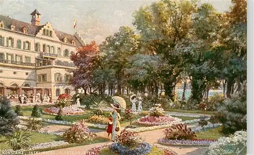 AK / Ansichtskarte  Verlag_Tucks_Oilette_Serie_Nr. Nr.783 Konstanz Insel Hotel Klostergarten 