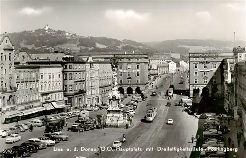 AK / Ansichtskarte  Strassenbahn_Tramway-- Linz a. d. Donau  