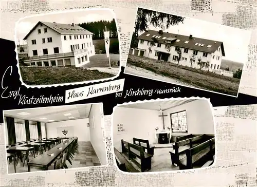 AK / Ansichtskarte  Kirchberg_Hunsrueck Ev Ruestzeitenheim Haus Karrenberg Hauskapelle Inneres Kirchberg Hunsrueck