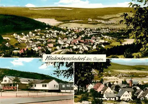 AK / Ansichtskarte  Niederdresselndorf_Burbach Panorama Teilansichten 