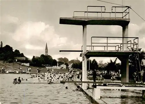 AK / Ansichtskarte  Dingolfing Schwimmbad Dingolfing