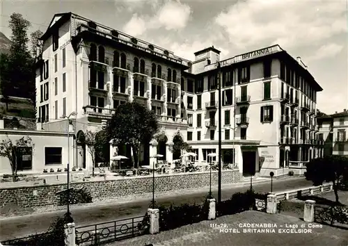 AK / Ansichtskarte 73890998 Cadenabbia_Lago_di_Como_IT Hotel Britannia Excelsior 